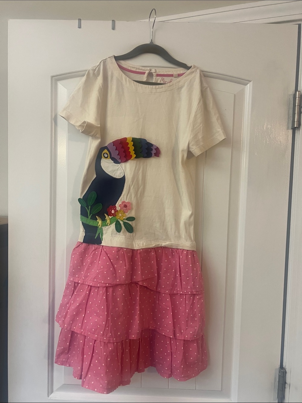 Mini Boden toucan dress